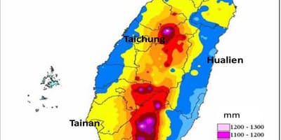 Карта Тайваня клімату