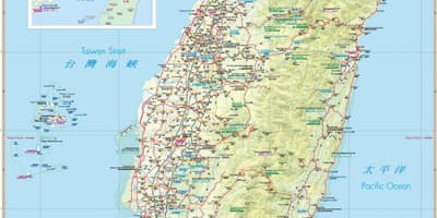 Карта Тайваня прыцягнення
