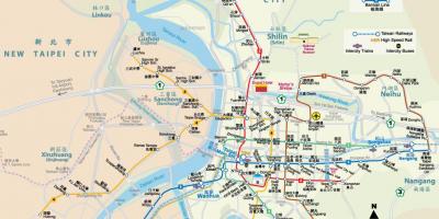 Карта метро ў Тайвані